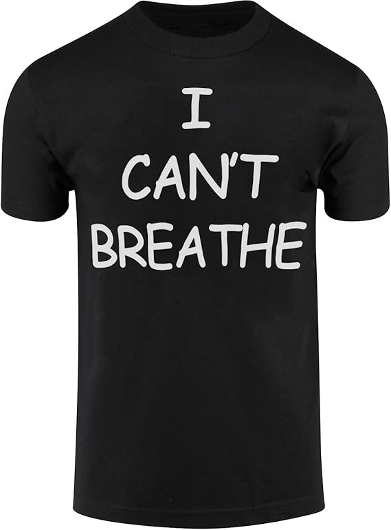 i cant breathe 男式衬衫抗议t恤结束警察暴行